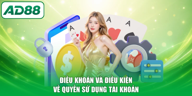 Điều khoản và điều kiện về quyền sử dụng tài khoản