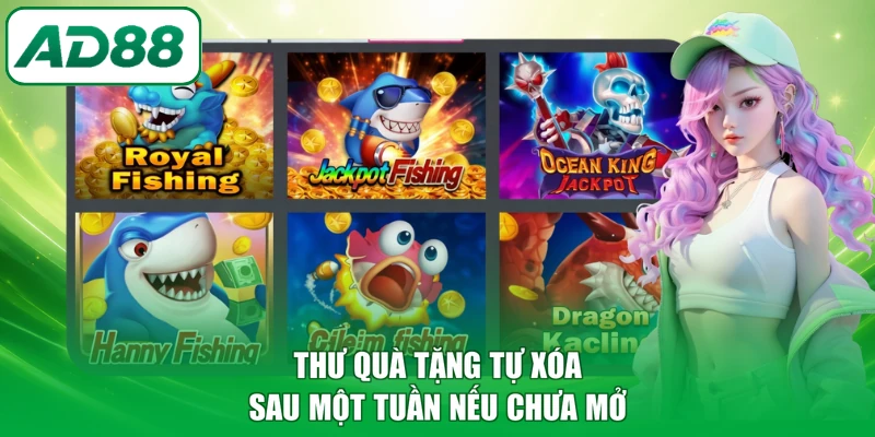 Thư quà tặng tự xóa sau một tuần nếu chưa mở